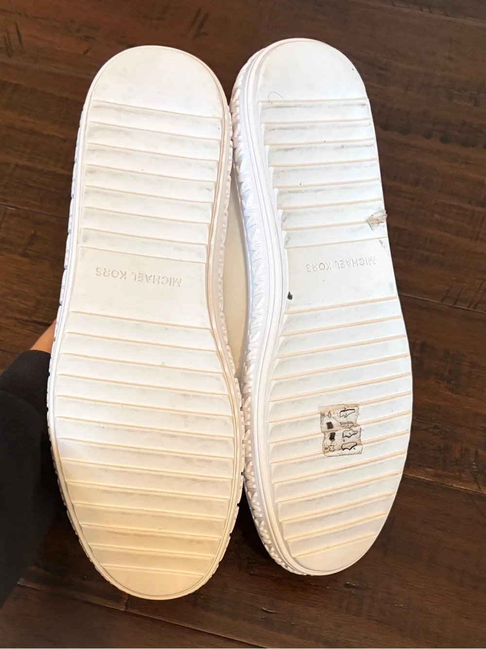 Michael Kors White Leather Low-Top Sneakers Classic casual elevated luxury cool